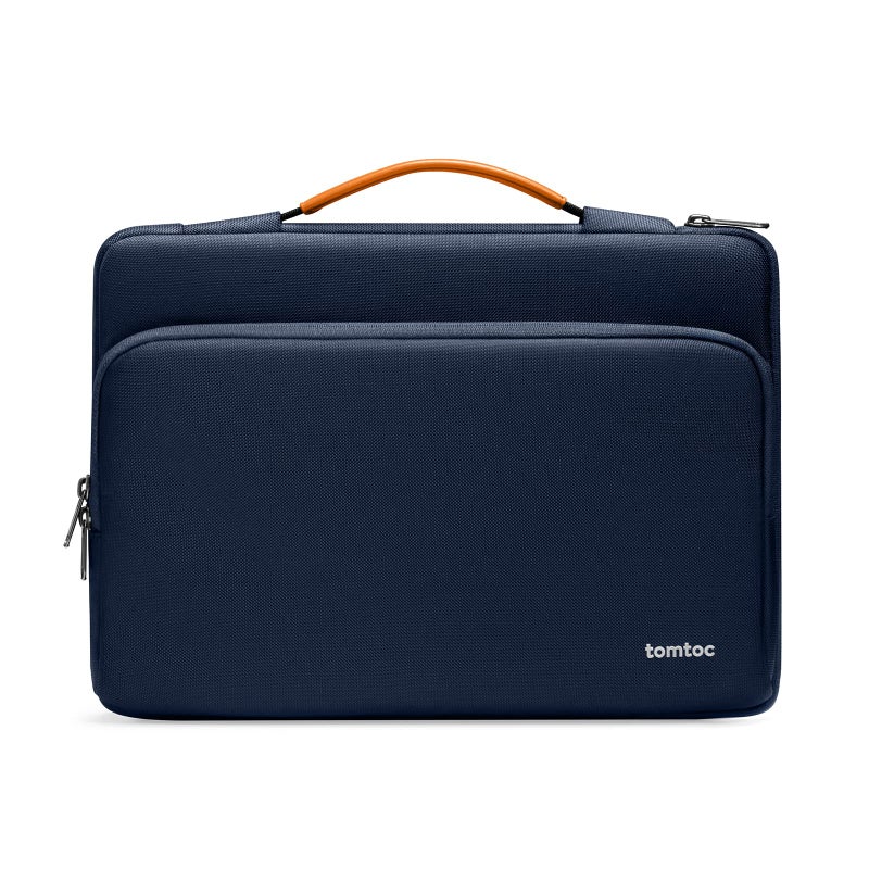 Tomtoc حافظة لابتوب tomtoc 360 الواقية مقاس 13.5-14.4 بوصة لجهاز Microsoft New Surface Laptop Studio/5/4/3/2/1، Surface Book 3/2/1، حقيبة ملحقات مقاومة للماء وصدمات، زرقاء - Image 1